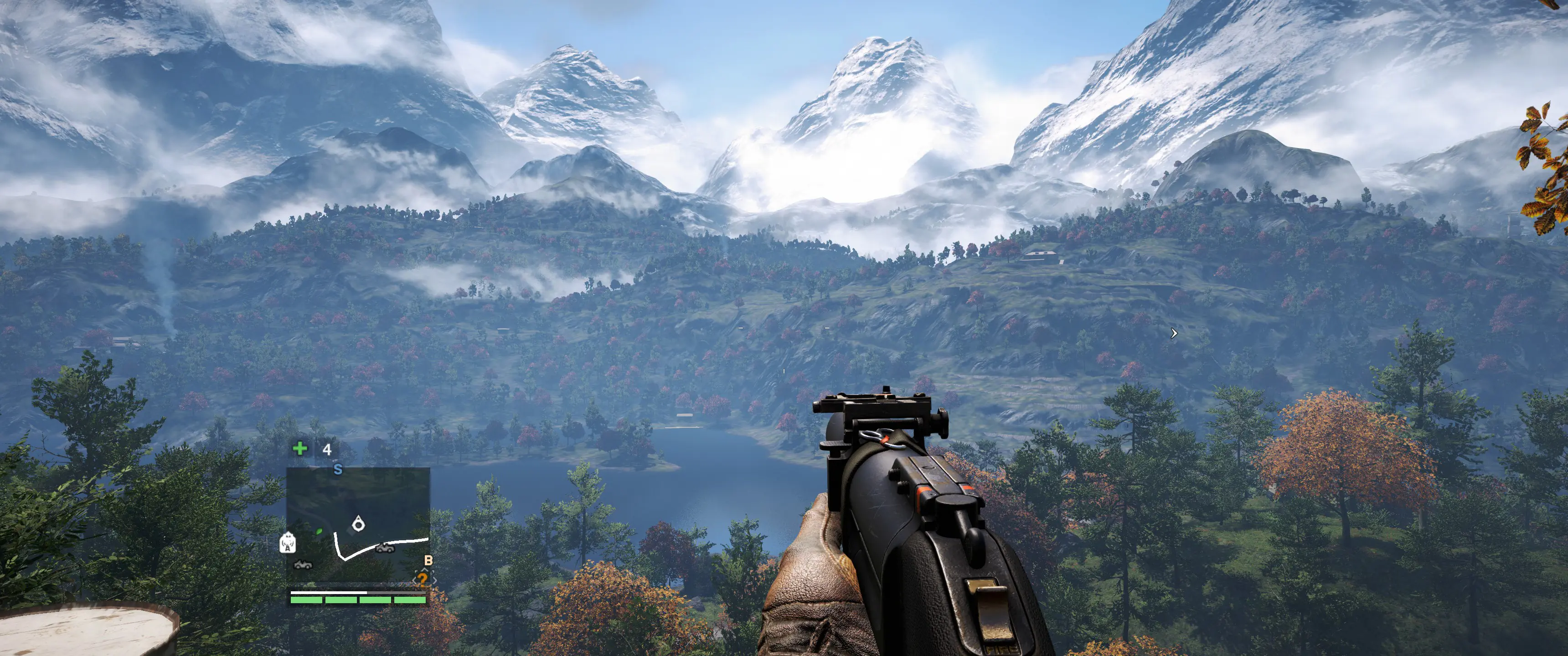 The scenery in the game is pretty stunning, but a real chore to traverse.