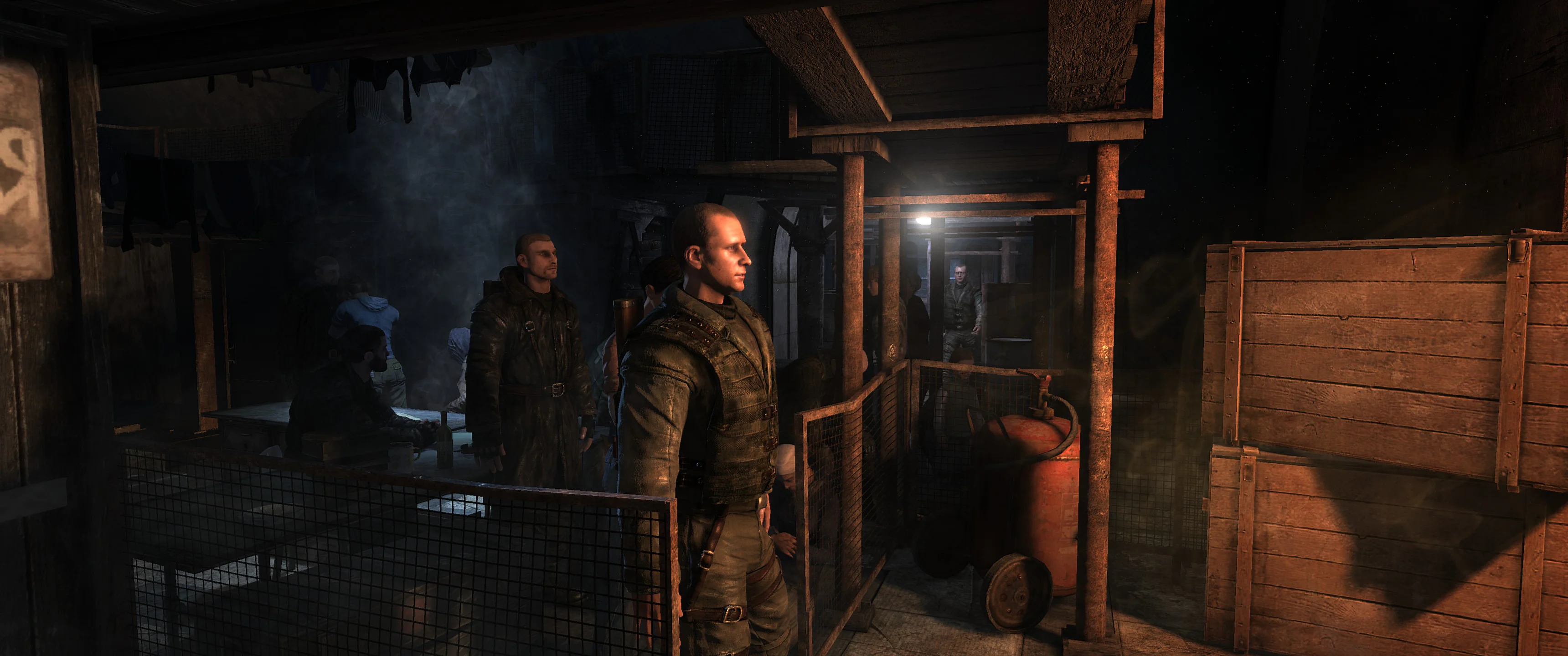 The game's use of lighting and particle effects builds up an incredible atmosphere.