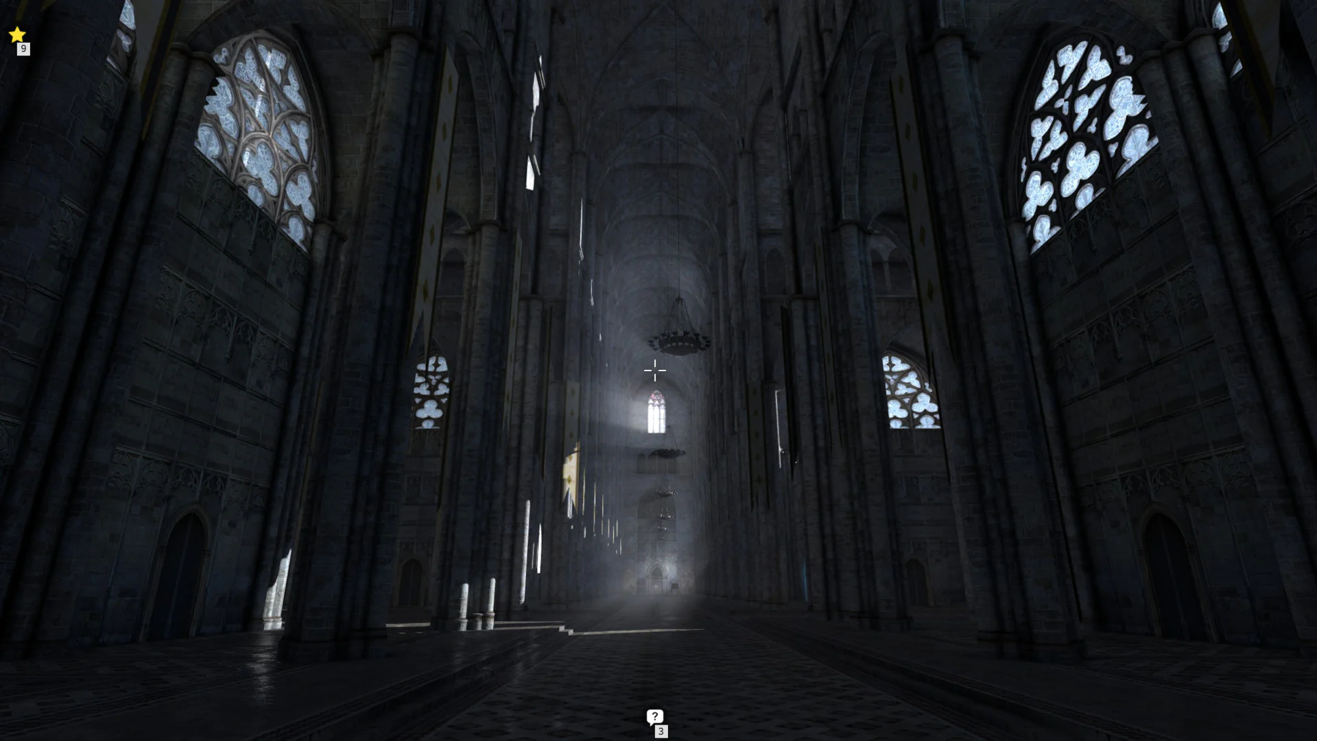 This church feels very imposing.