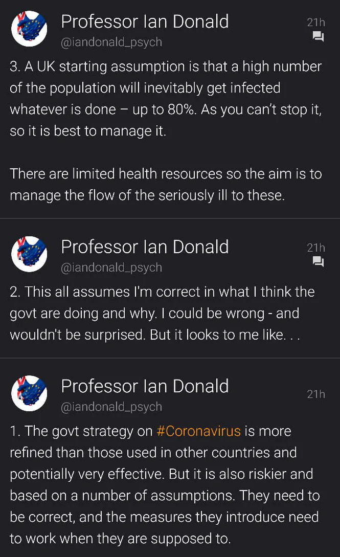 Because this is twitter, read from bottom to top.