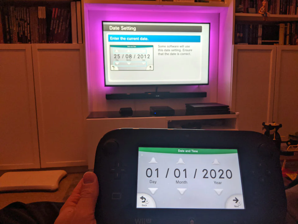 Screen is in good condition, and was better than I expected for a last-gen console.