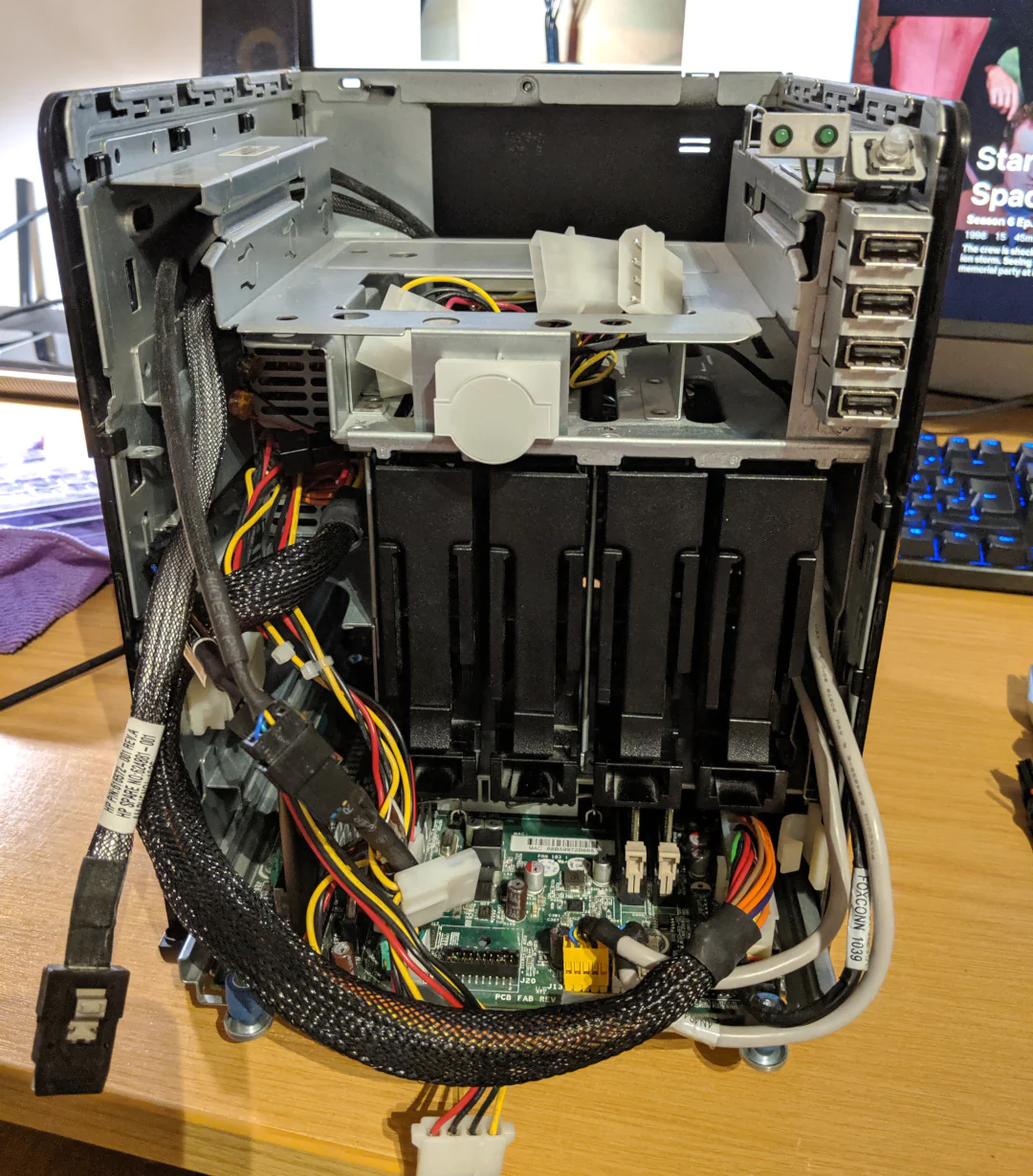 A bit messy.