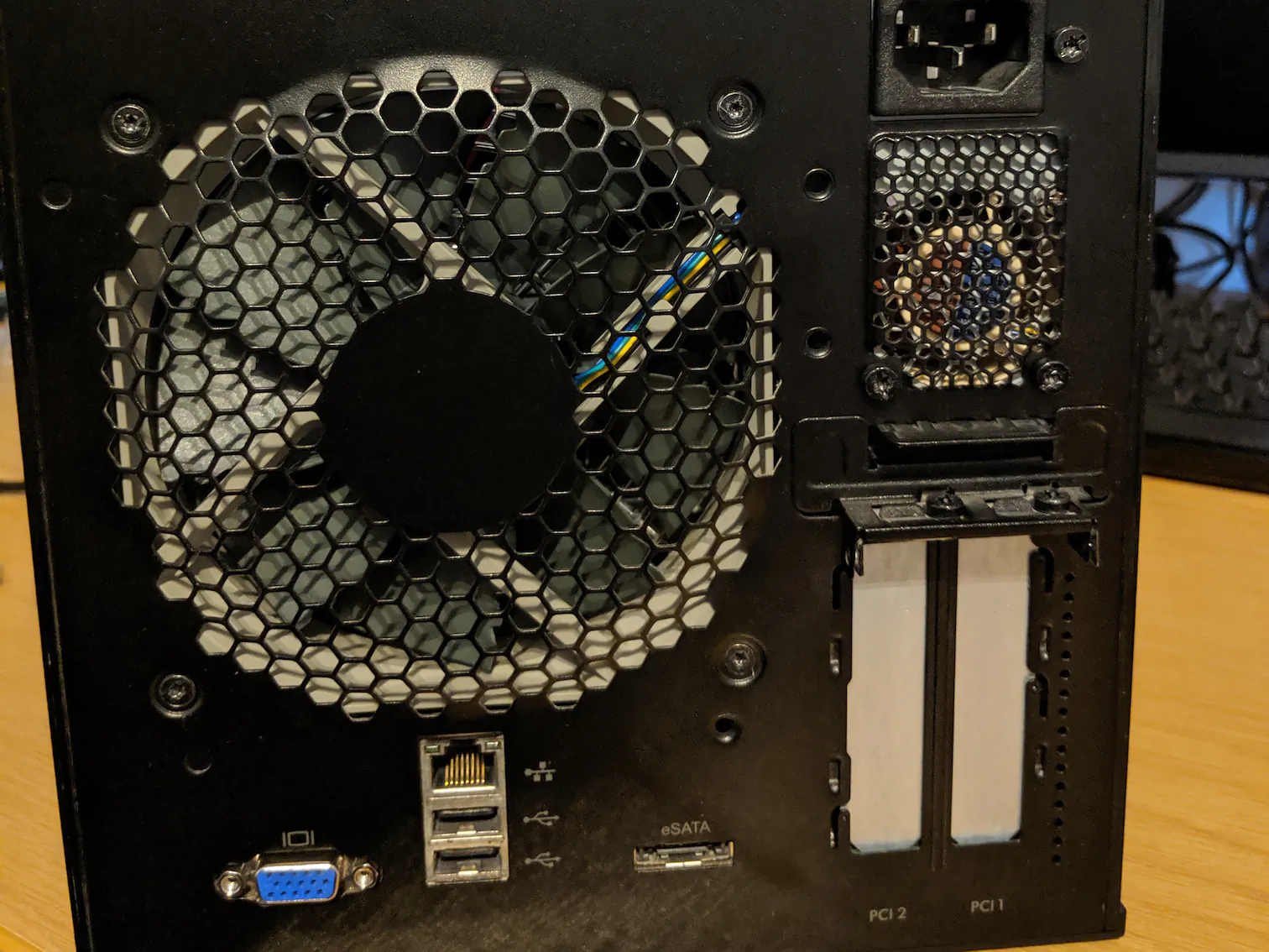You can see the new fans pretty clearly at the back.