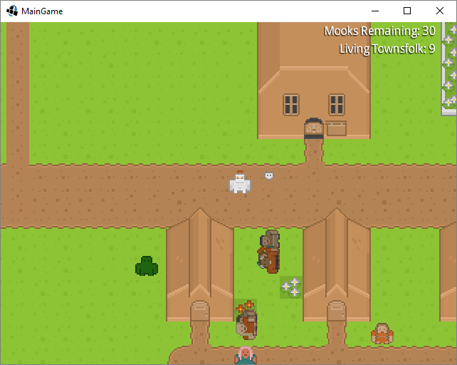 As the game progresses, dead villagers will start to pile up.