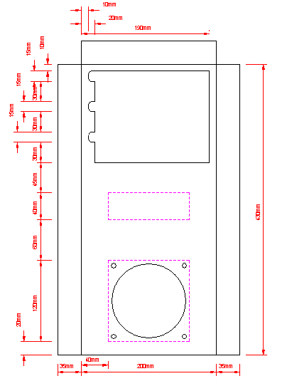 Front front panel.
